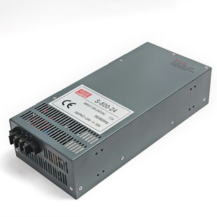 明纬500 1000W开关电源24V大功率可调220转直流12V36V48V3000 600