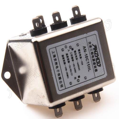 三相电源滤波器150A 380V/440V AN-150C12NB 螺栓式 滤波电感器