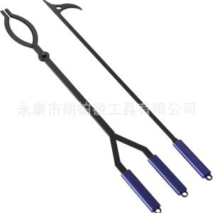 亚马逊热卖40英寸原木钳柴火钳柴火抓取器防锈安全移动柴火套装