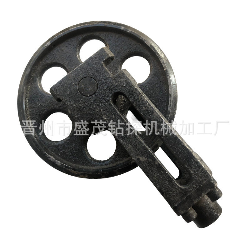 微挖履带轮掘机引导轮导向轮涨紧挖机底盘配件犀牛立派ISDZJL-H12