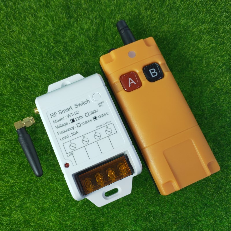 远程控制无线水泵智能控制遥控220v抽水电源灯具开关3000W大功率