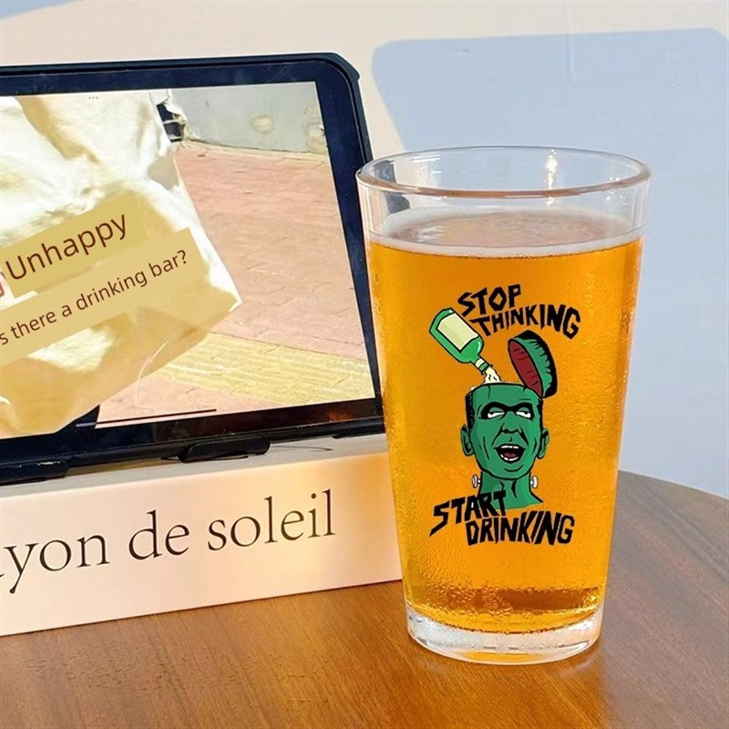 原啤酒杯,精酿啤酒杯,家用玻璃酒杯,El马克杯,威士忌马克杯