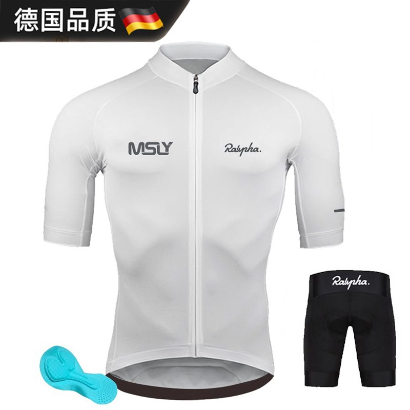 德国户外公路自行车夏季骑行服男短袖牛奶丝面料舒适透气骑行套装