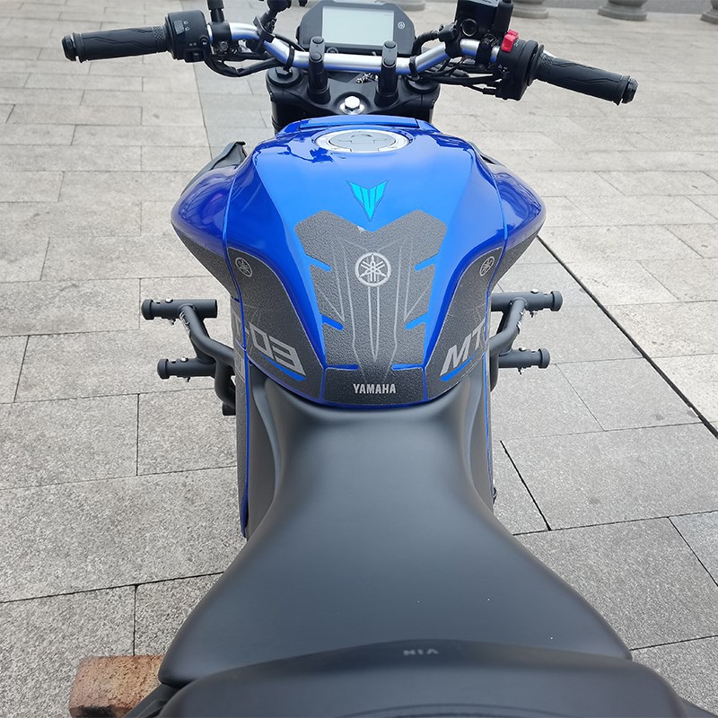 适用于雅马哈MT03保险杠弹簧竞技杠防摔护杠发动机保护架改装配件