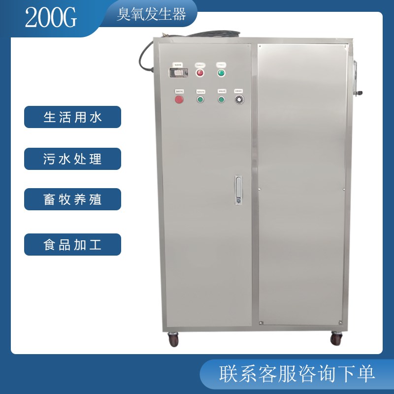 200G空气源氧气源臭氧发生器食品厂房空间消毒养殖污水处理