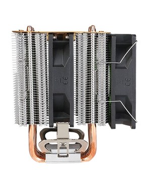 台式机电脑6铜管cpu散热器 超静音1366AMD X79 X58 2011针CPU风扇