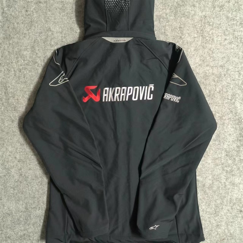 摩托车A星天蝎联名骑行服休闲保暖外套男女秋冬软壳防水a星冲锋衣