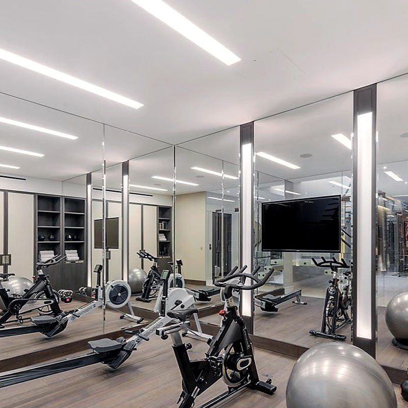 嵌入式led长条灯 办公室吸顶石膏板吊顶弹簧长方形过道走廊平板灯