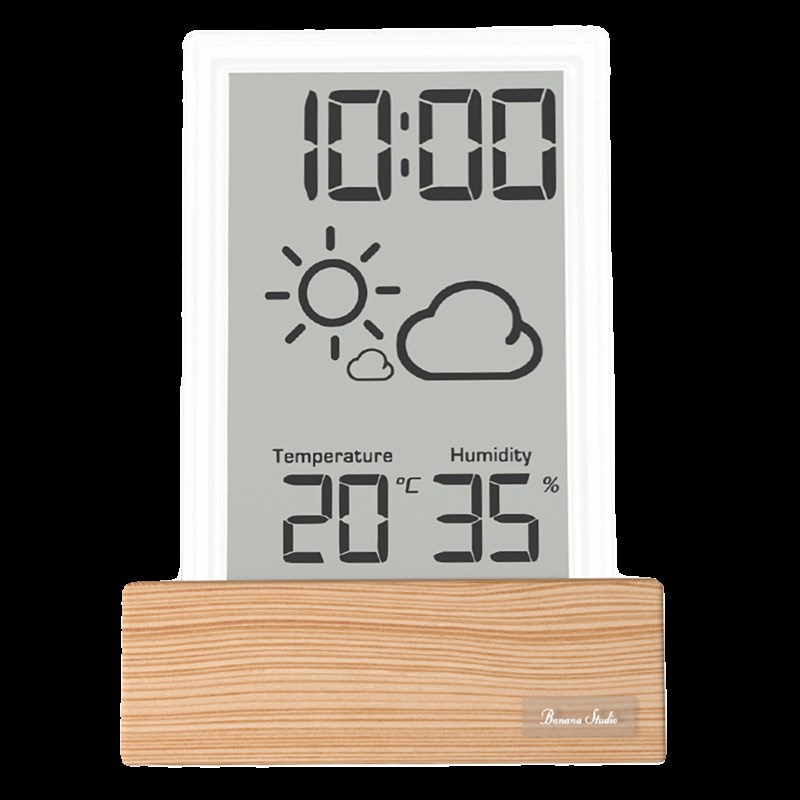 闹钟学生专用钟起床多功能天气预报智能儿童男女孩新款静音电子钟