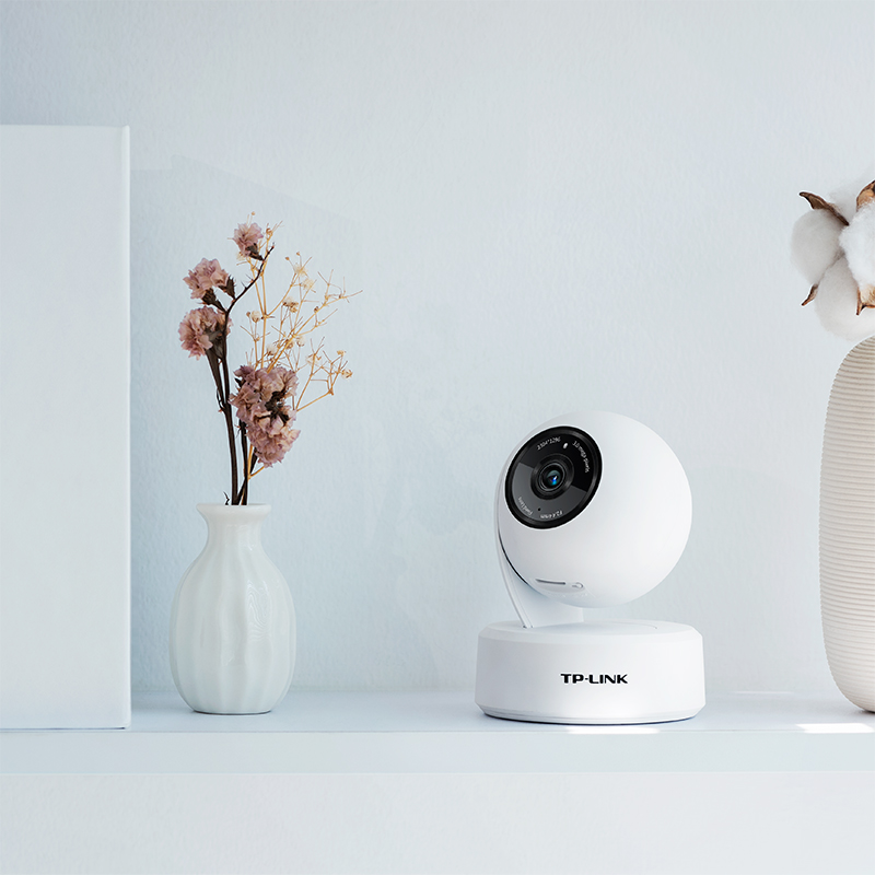 tplink无线网络摄像头监控家用手机远程360度全景全彩智选IPC44AW