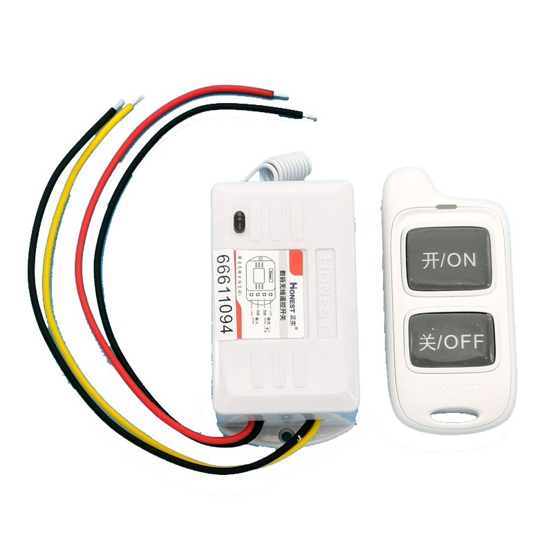 12v入12伏出85w无线遥控开关穿墙车用电磁阀水泵油泵led灯记录仪