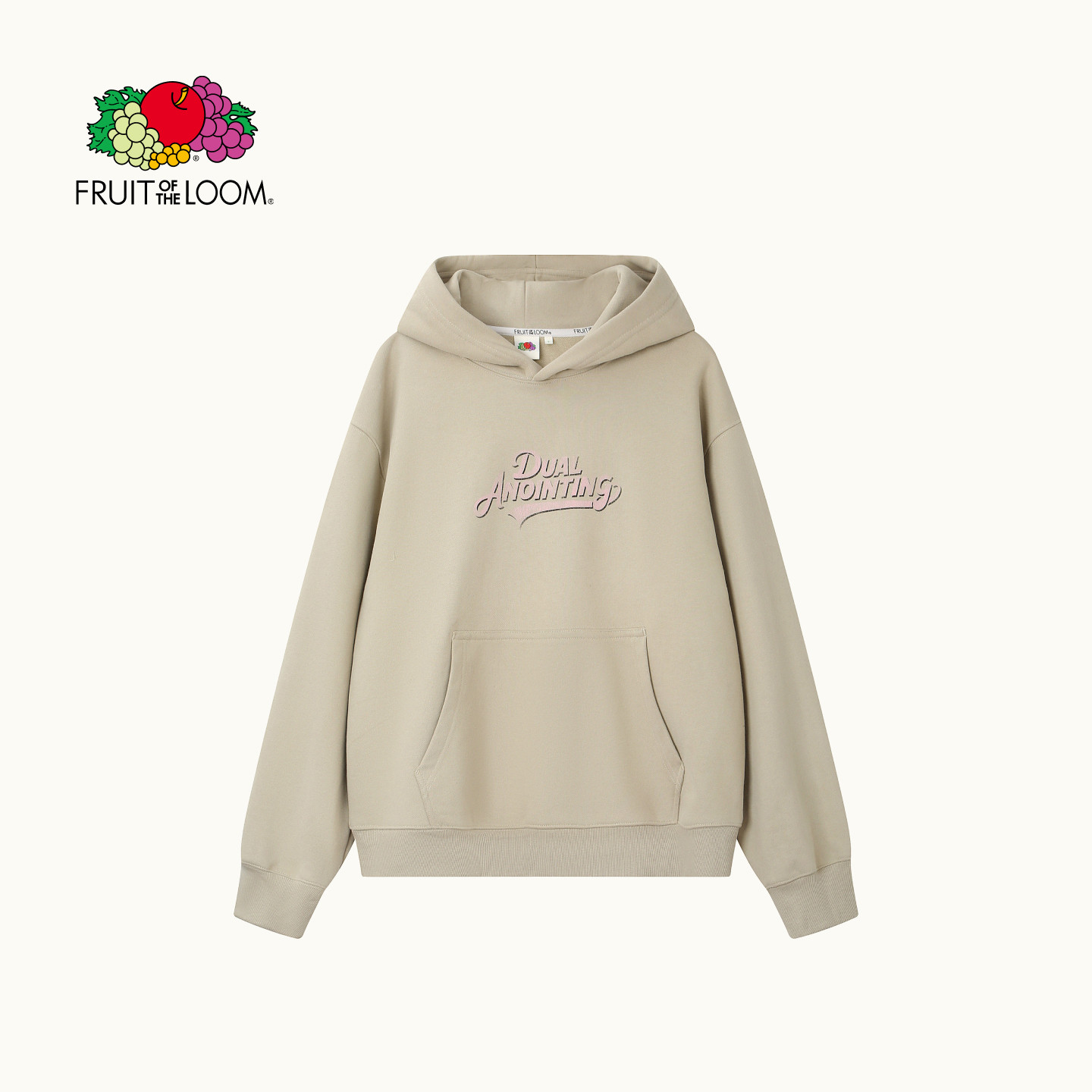 「鲜果布衣」2026男女春季新品印花薄绒连帽卫衣亲肤锁温休闲外套