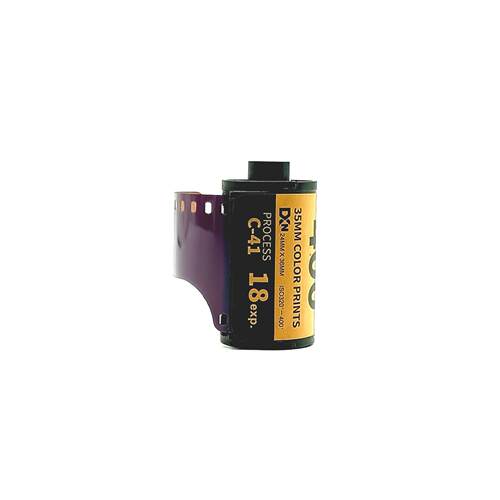 18张除碳电影卷C41彩色负片胶片135mm盘片35mm复古防水相机胶卷