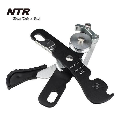 NTR耐特尔攀岩登山用品手控钢索自锁器缓降器高空作业防坠器XF494
