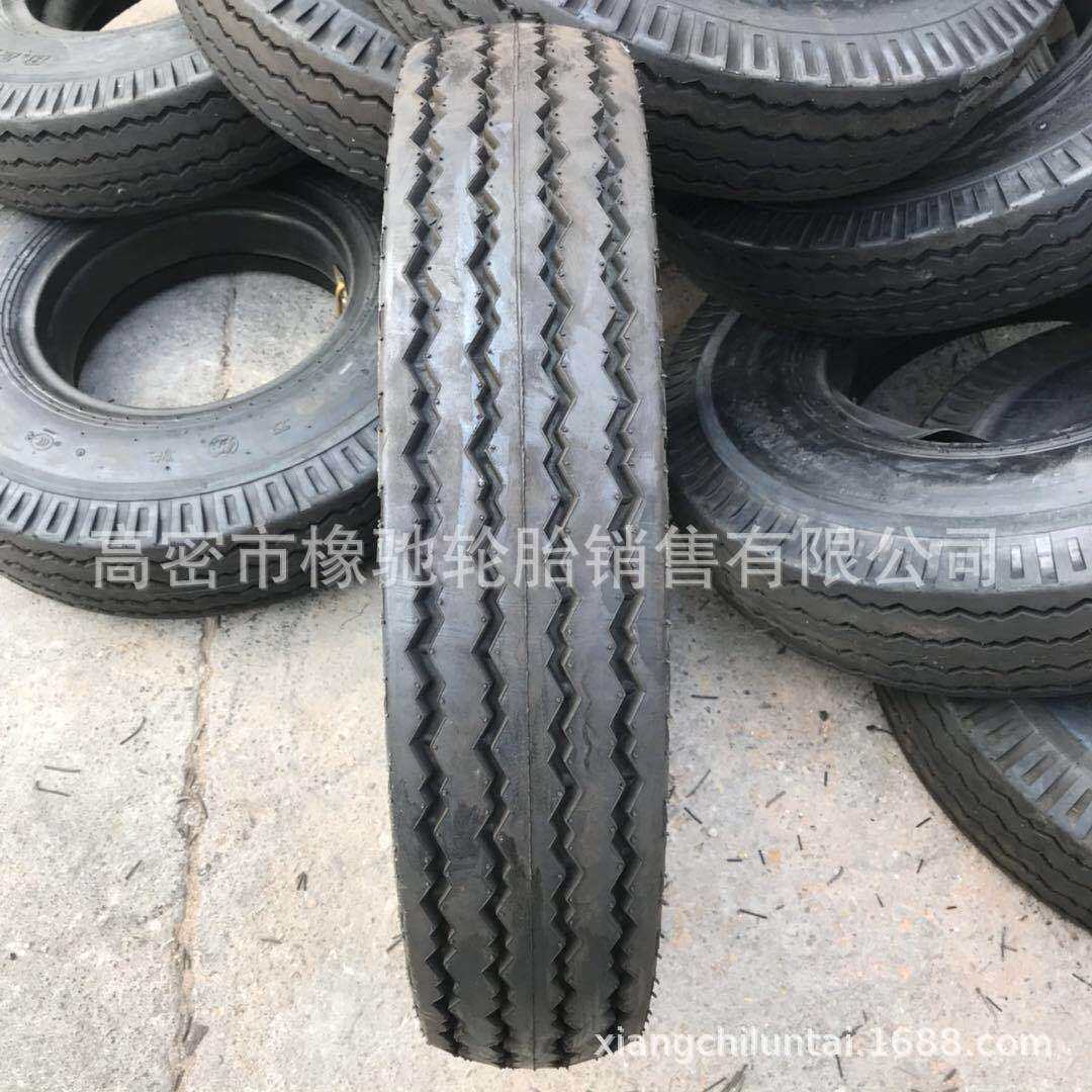 载重卡车尼龙胎650/700/750/825-16羊角 水曲花纹 轻卡货车