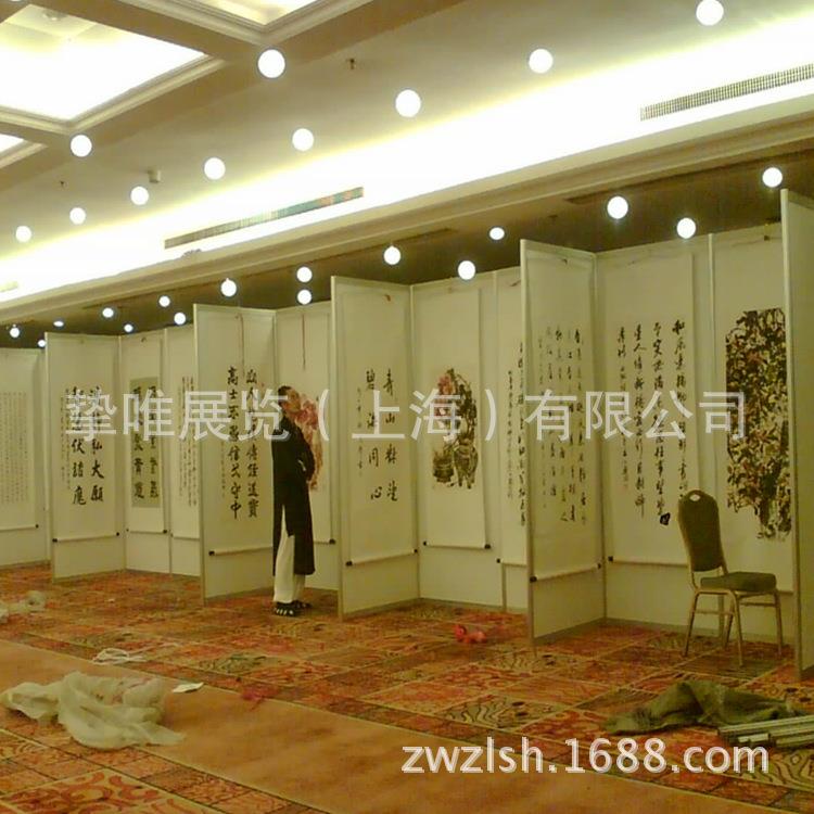 展厅书画屏风隔断户外广告摄影宣传展板上海展会八棱柱展板出租