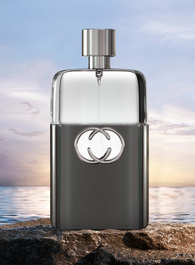 品牌Guilty Black黑色罪爱男士古龙香水清新木质檀淡香水75ml