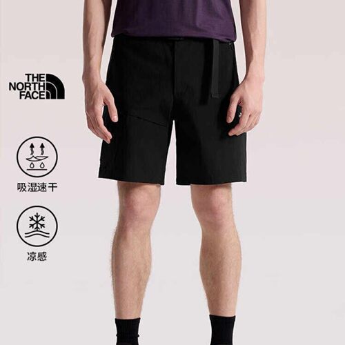 北面户外男士凉感速干休闲五分裤