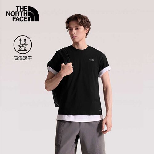 TheNorthFace北面26春夏新款男女款户外速干圆领透气短袖T恤8GXD