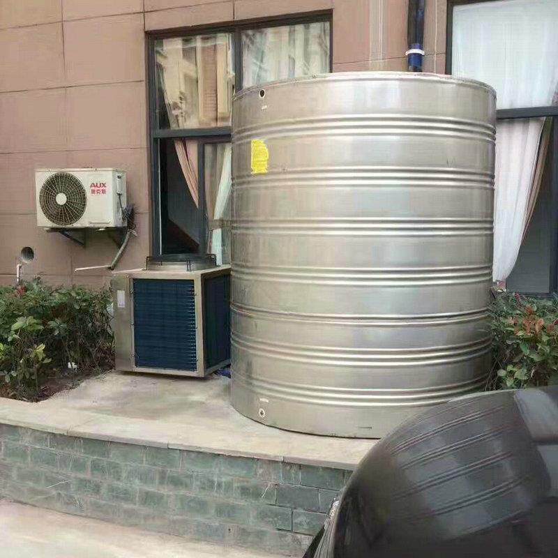 水箱家用储水箱水塔太阳能保温水箱304不锈钢圆形家用立式保温箱
