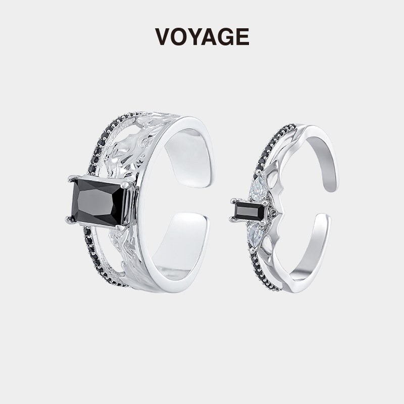 恋与深空秦彻生日周边100级羁z绊戒指女情侣可调节对戒指环学生党