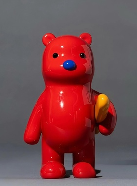 张占占雕塑摆件漫步熊系列