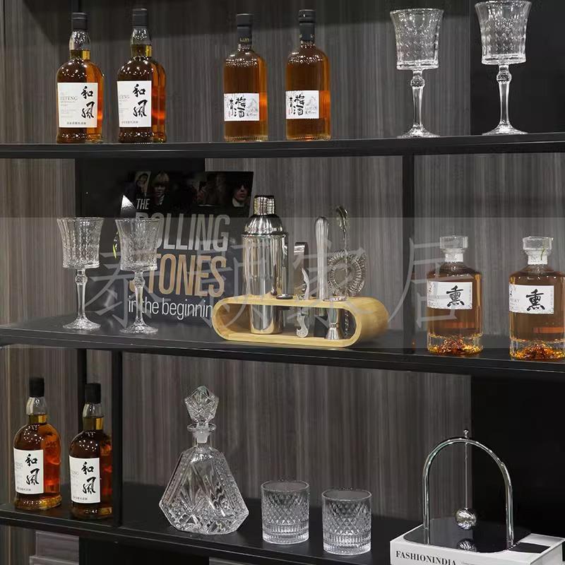 酒柜装饰品样板间仿真酒摆件橱柜展厅酒具酒杯软装餐厅陈设