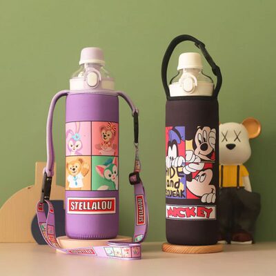 新款大容量保温杯杯套适配BABLOV花伴森1000ML女生上学保护套配件