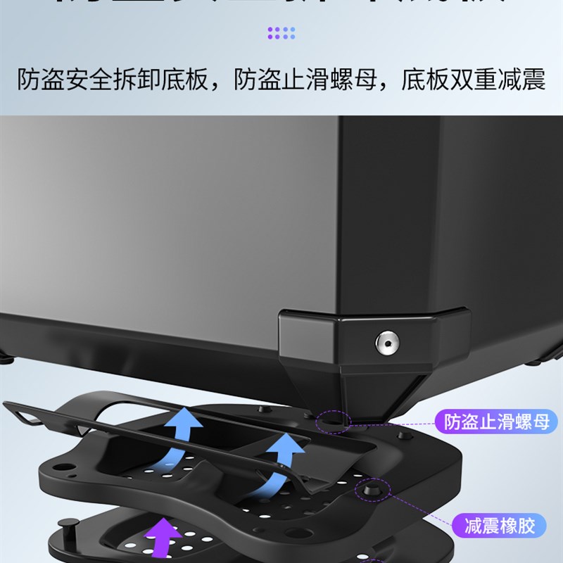 摩托车后备箱大容量加厚可拆卸行李箱子防雨踏板车通用尾箱大号