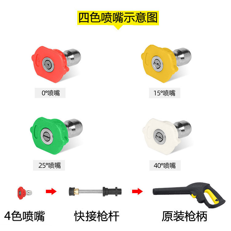 适配凯驰卡赫家用清洗机配件K2高压管洗车机K4接水枪K5喷壶地刷K3