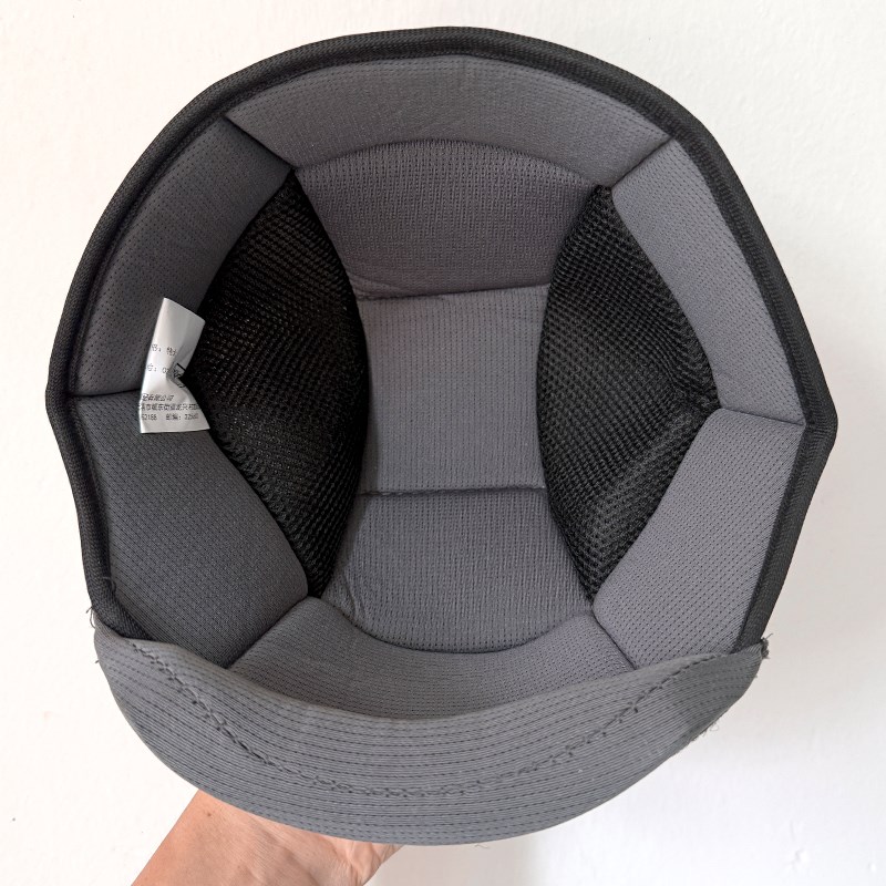 加厚缝线包边夏季透气吸汗头盔内衬垫电动摩托车半盔海绵垫可拆卸