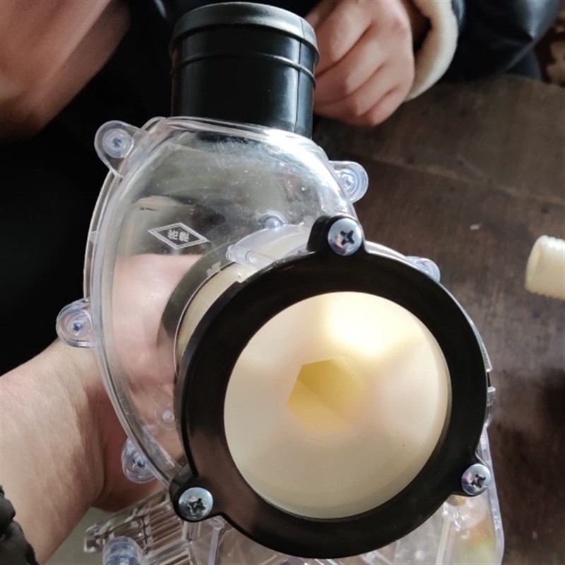 新款施肥器排肥盒前后带清肥口播种撒肥机配件加大肥手调透明肥盒