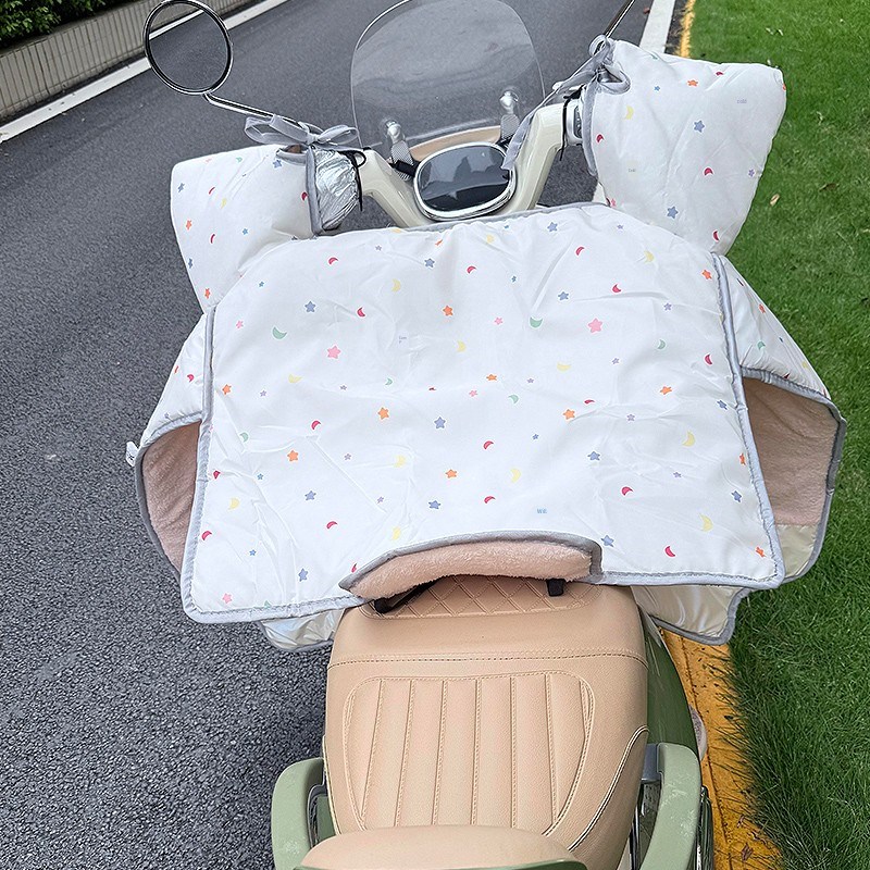 电动车挡风被冬季加绒加厚2025新款电瓶三轮车防风雨罩雅迪爱玛