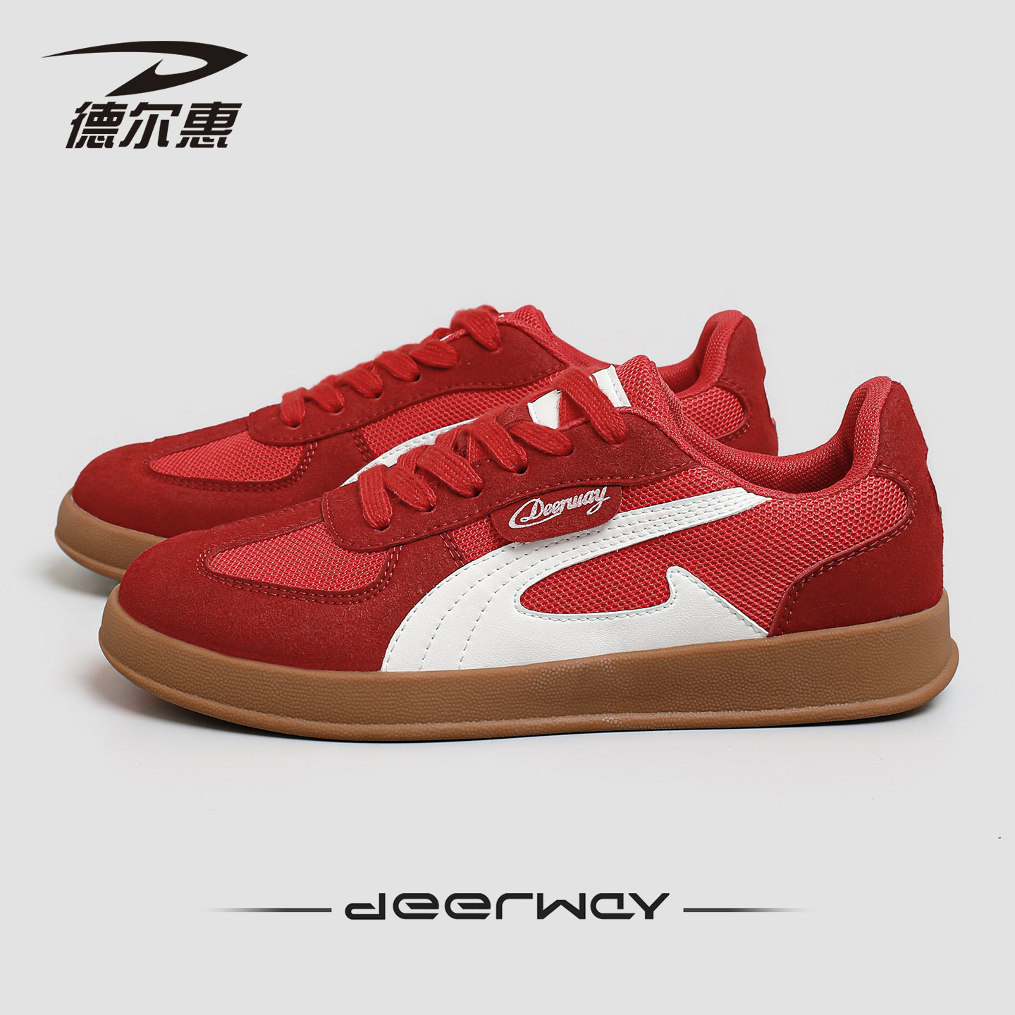 德尔惠2025新款秋季情侣款休闲鞋