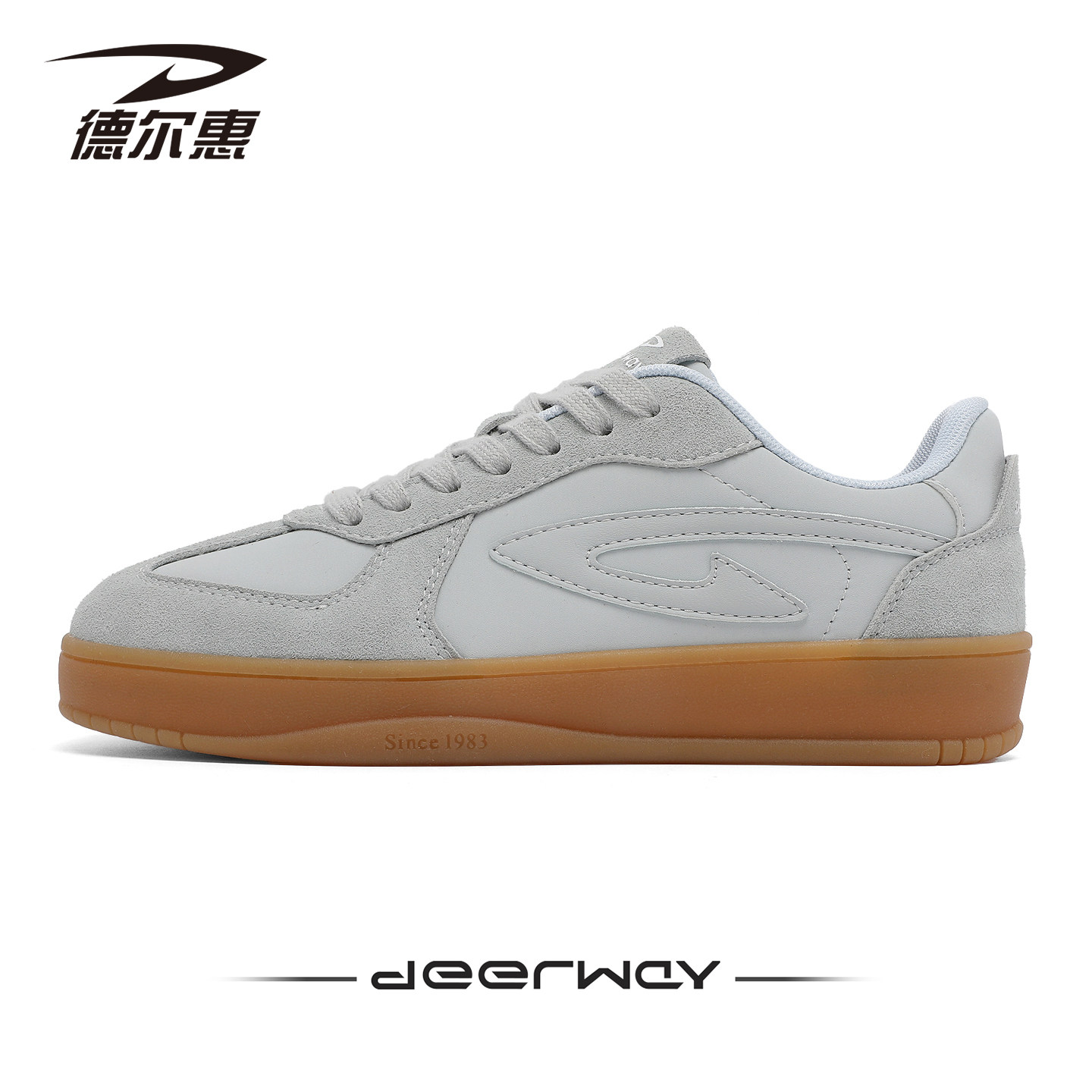 德尔惠复古德训女鞋百搭板鞋