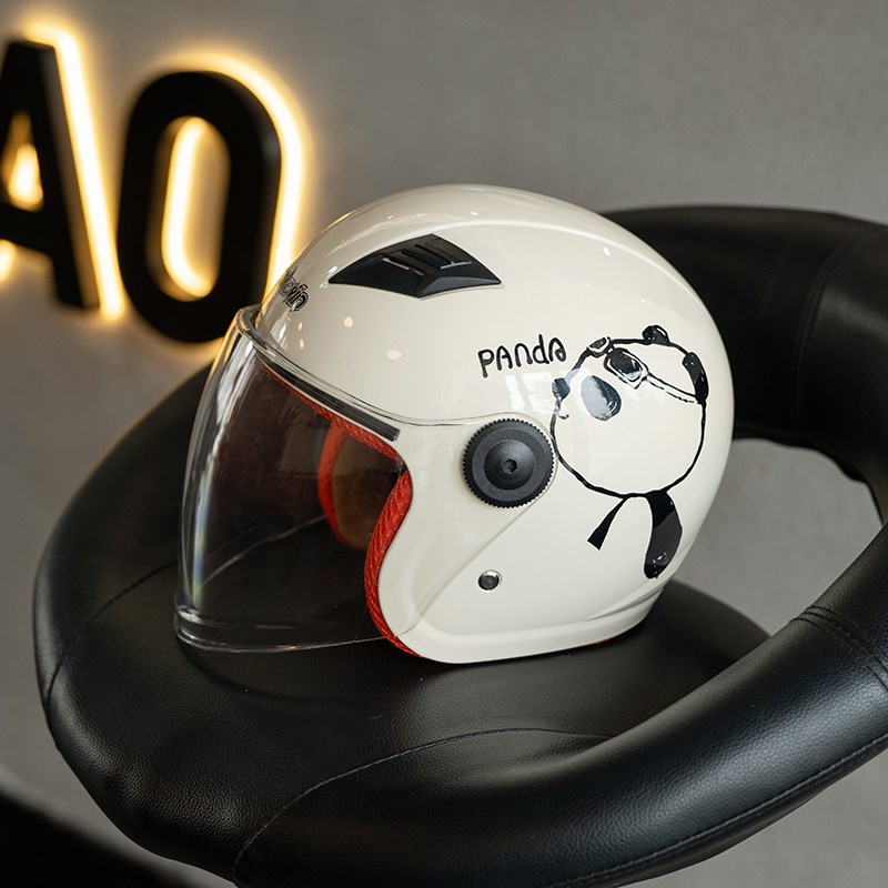 3c认证冬季电动车头盔儿童保暖安全帽防风电瓶车半盔男女孩头盔