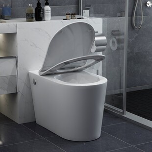 佑恩卫浴抽水马桶无水箱小户型普通非智能家用直冲虹吸式坐便器