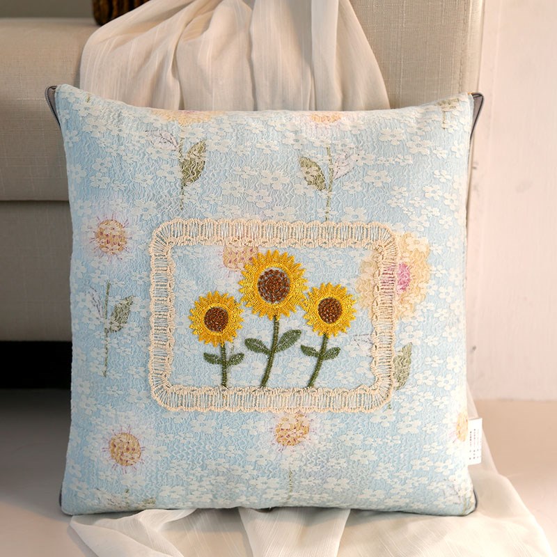 女生公主风法式抱枕被子两用办公室午睡枕头二合一车载靠垫空调被