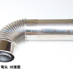 平衡热水器排烟管壁挂炉双层排烟管排气管 万和志高林内美的