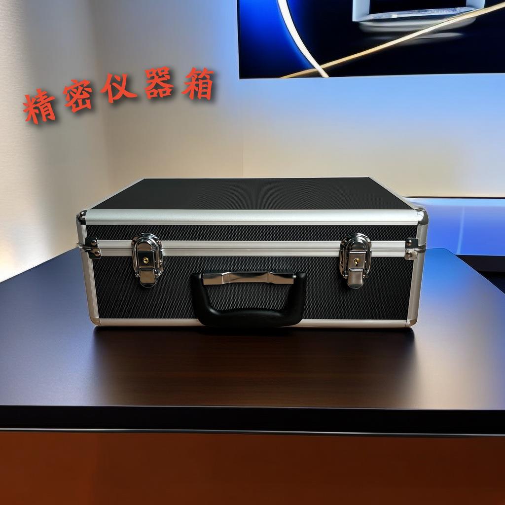 黑色加厚精密仪器工具箱专业厂家铝合金耐用防护多功能便携箱