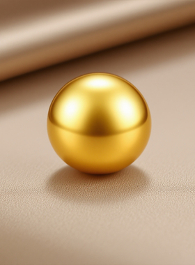 【首席幸福官】6黄金手链足金999古法手链转运珠女两世欢莲蓬金珠