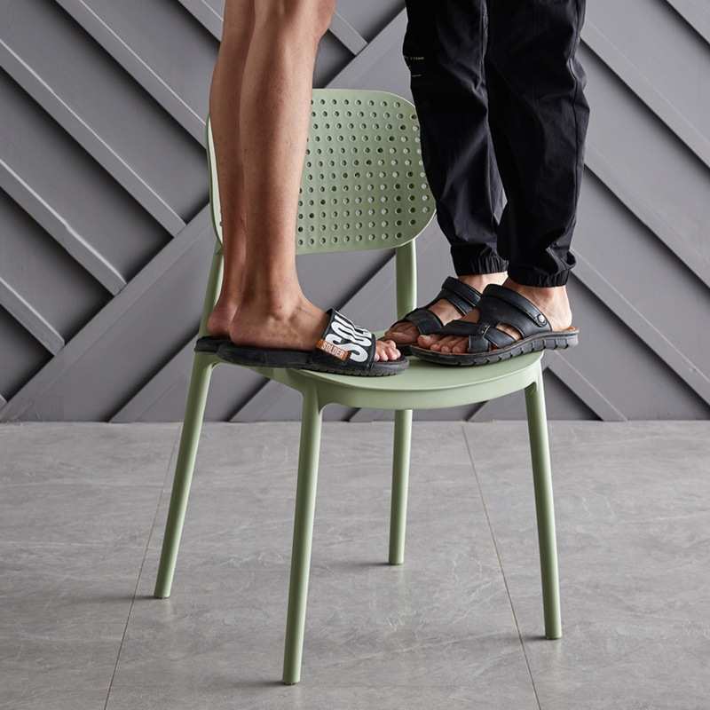 塑料椅子靠背餐桌椅加厚简约现代胶凳子书桌学习家用北欧餐椅餐厅