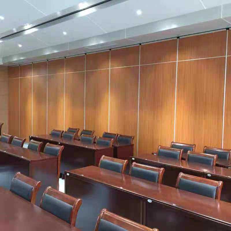 南昌酒店移动隔断会议室隔音墙暗埋吊轨折叠门推拉门