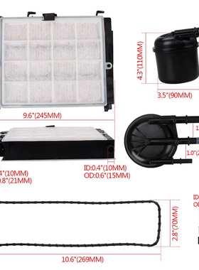 汽车改装配件6.7动力冲程燃油滤清器 FD4625 FD4624 HC3Z-9N184-B