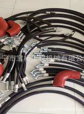 SD22推土机全车软管07125-00610液压高压油管橡胶软管配件