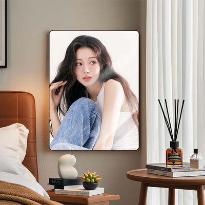 个人写真艺术相框挂墙定制墙上洗照片做成婚O纱照打印加高级感水