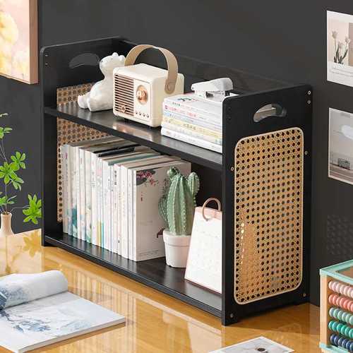 书架置物架落地书柜子家用客厅儿童靠墙多层简易卧室收纳柜储物柜