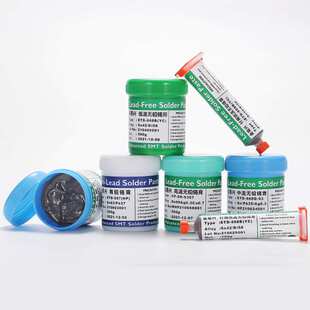 焊接镀镍中温锡膏Sn64Ag1Bi35无卤焊锡膏锡铋银锡浆1个银环保锡膏
