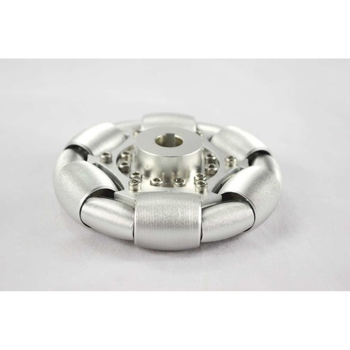 100mm铝全向轮（omni directional wheels)单片90°铝轮 14179S