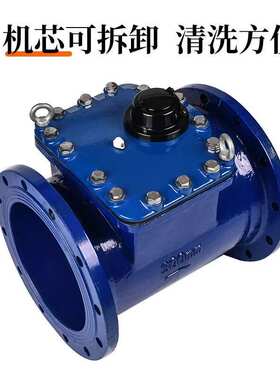 法兰大口径dn350dn400自来水厂 LXLC-300E干式可拆螺翼式冷水表